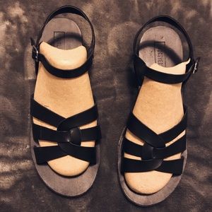 Black sandals